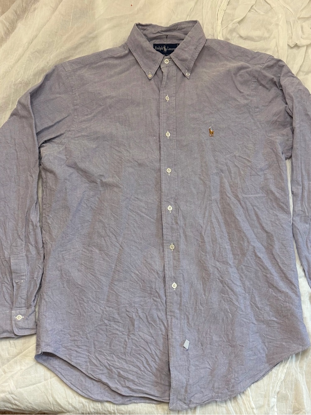 Ralph Lauren Men's Button-Down Shirt in Light Lavender